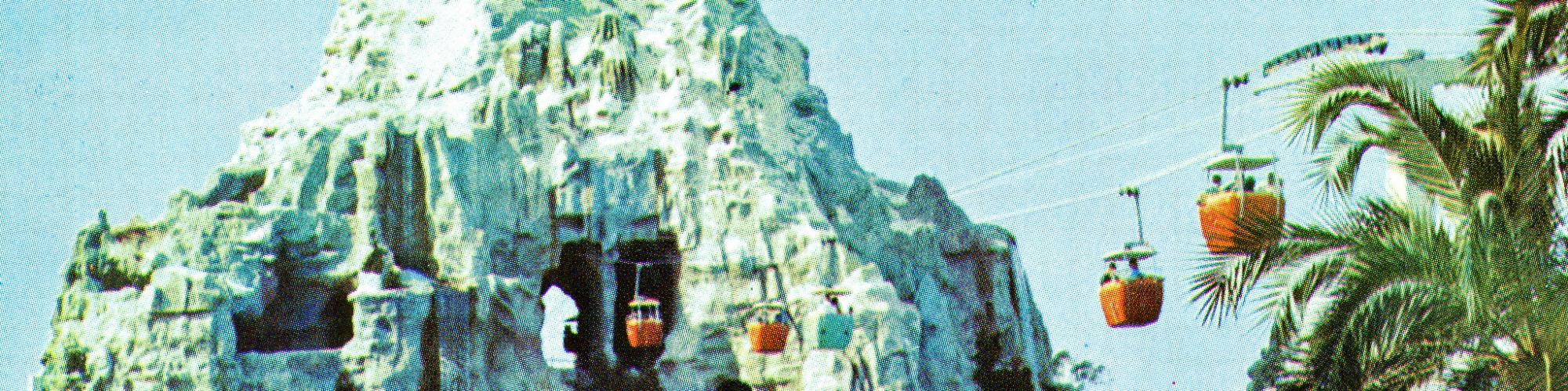 Skyway via the Matterhorn Mountain, Disneyland, California